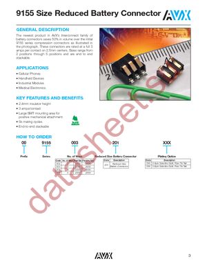 009155002201006 datasheet  